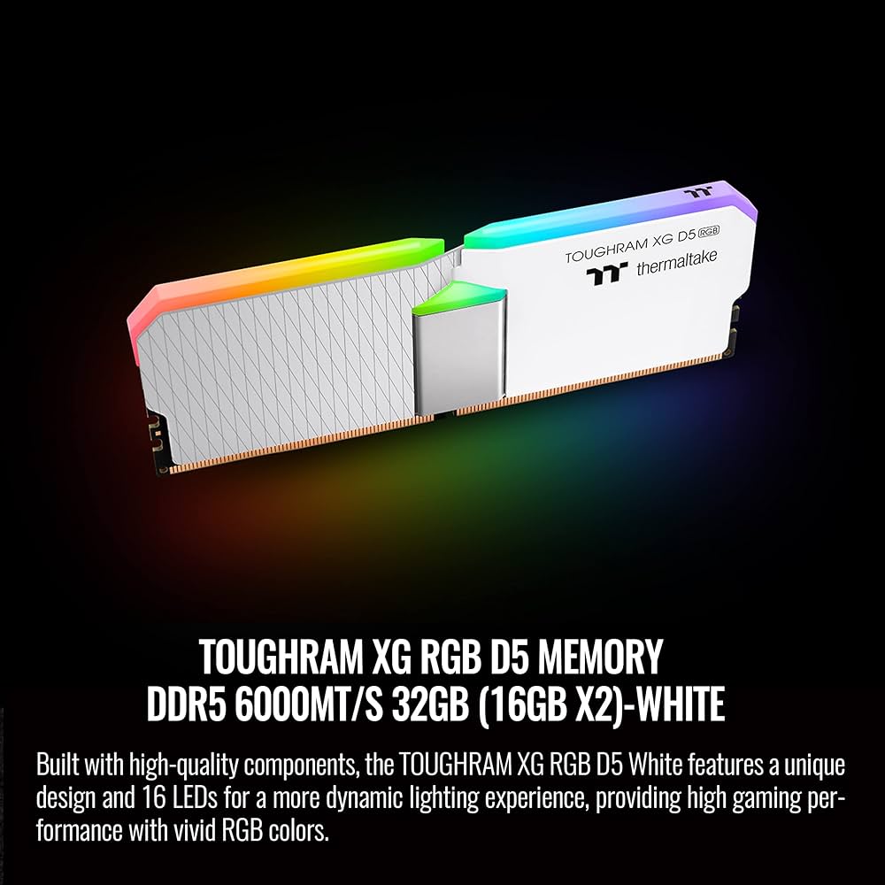 Amazon | Thermaltake TOUGHRAM XG RGB D5 ホワイト 32GB